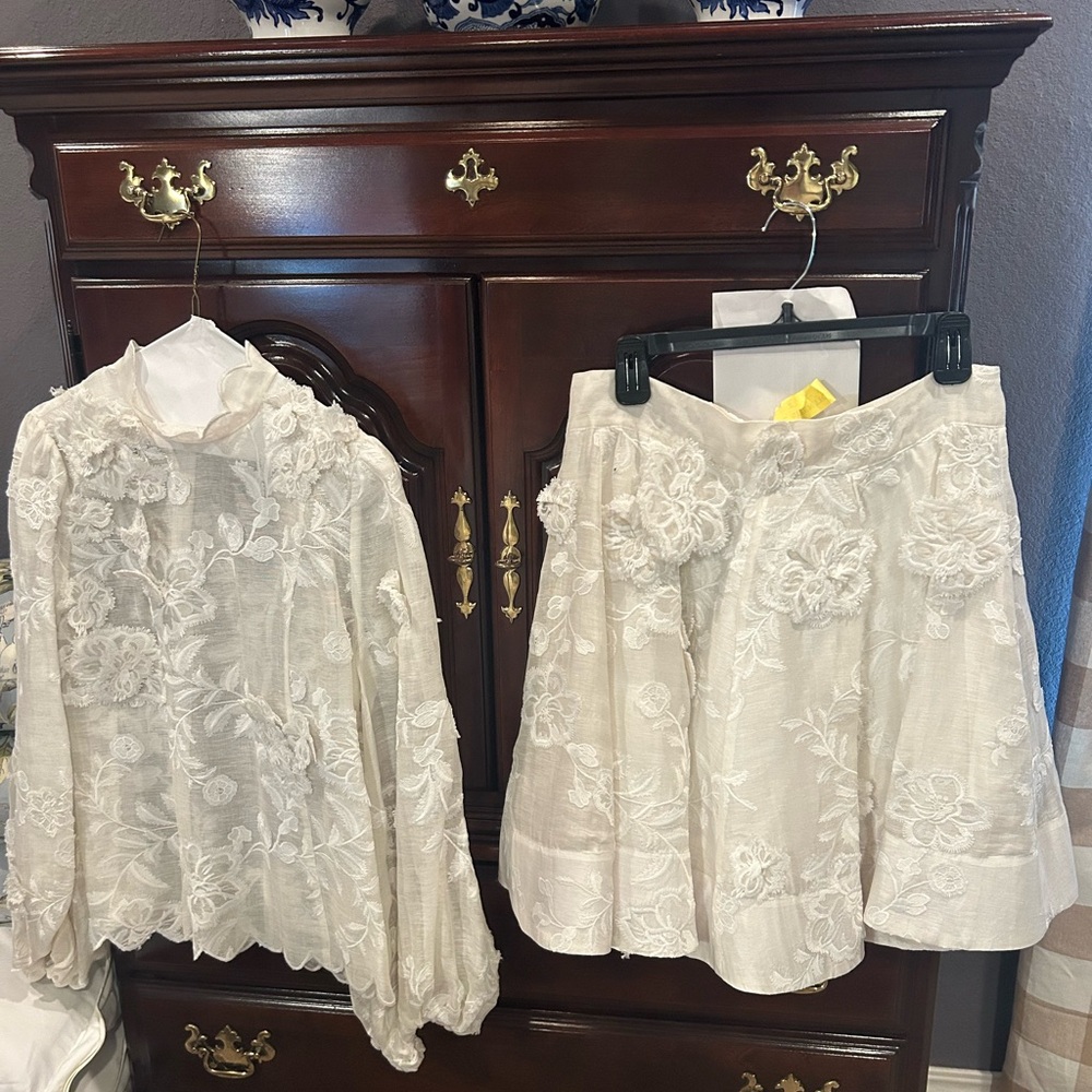 Zimmermann size 3 two piece set - EUC (purchase new and Worn Once)
